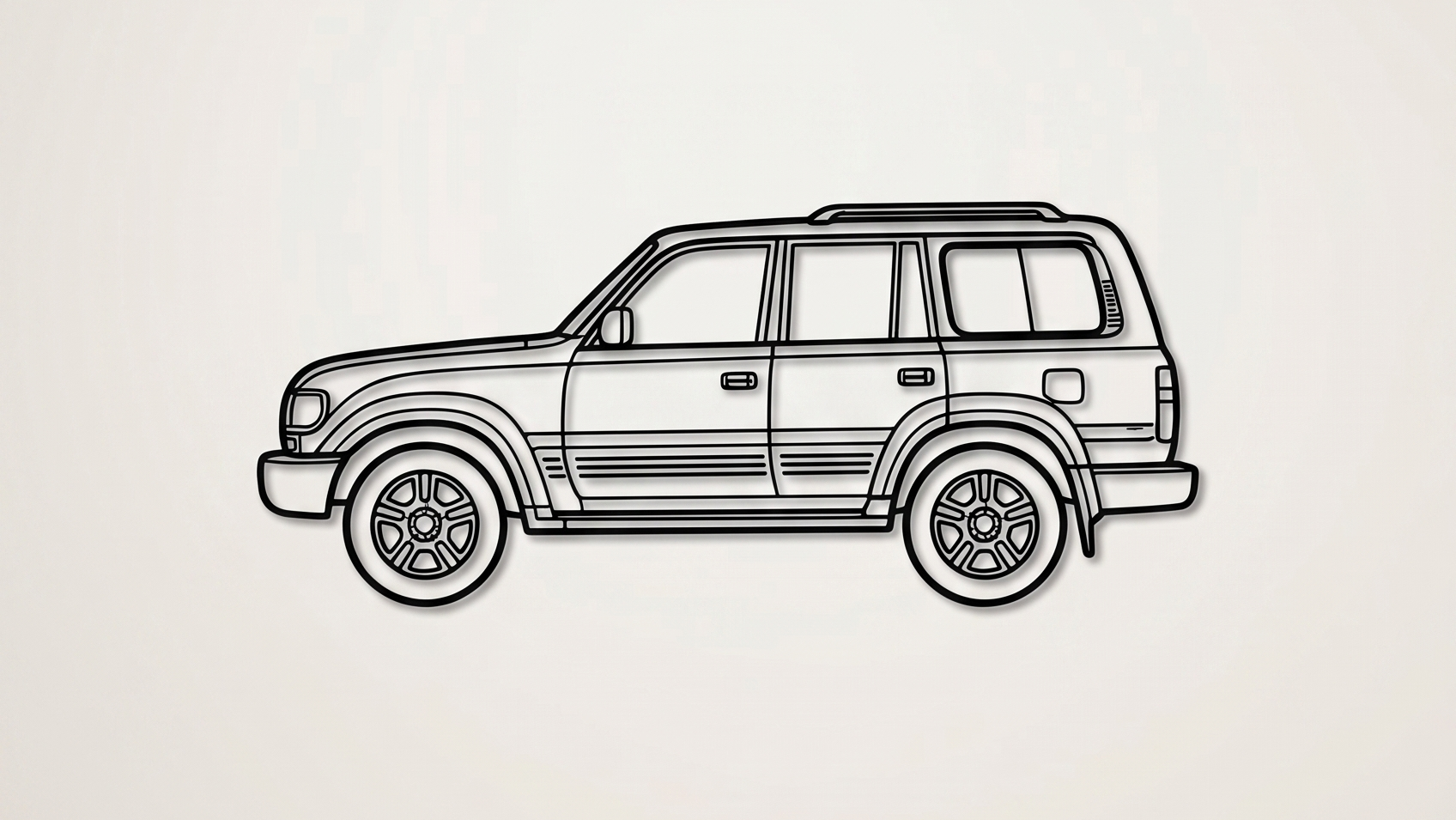 Lexus LX 450 J80 SIDE VIEW