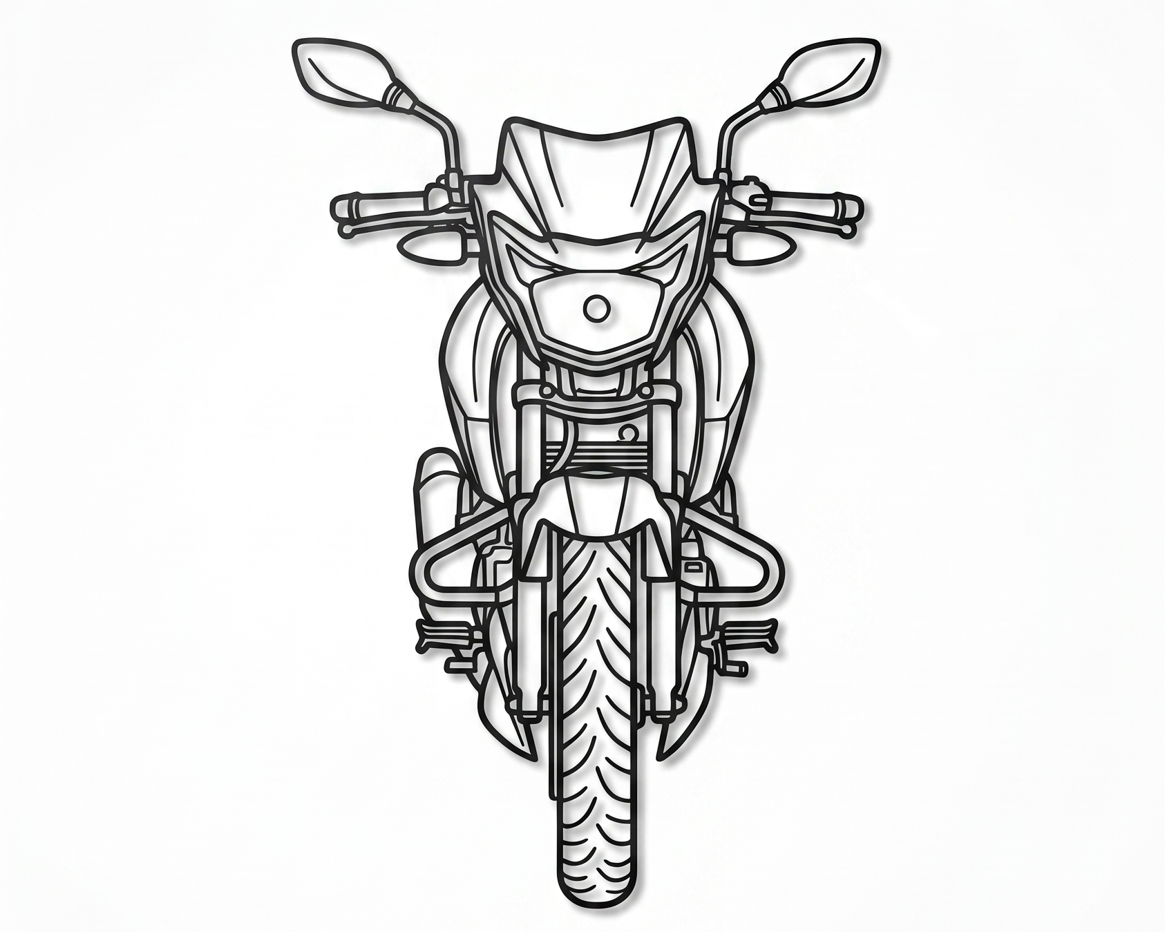Apache RTR 160 FRONT VIWE