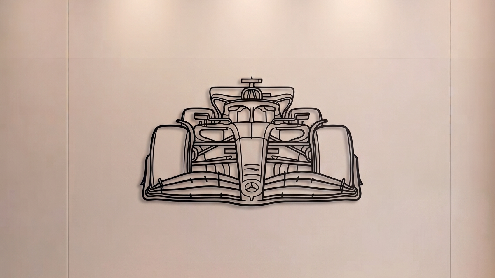 F1 Mercedes MODEL  W15 → 2024 FRONT VIEW