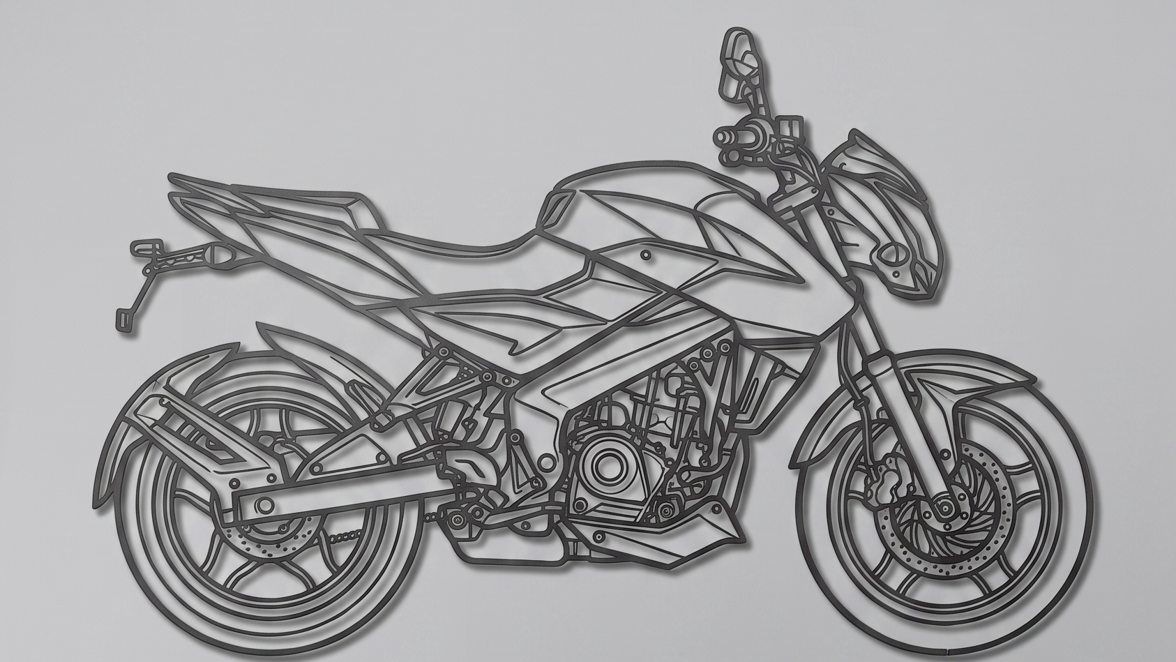 Pulsar NS400Z  SIDE VIWE