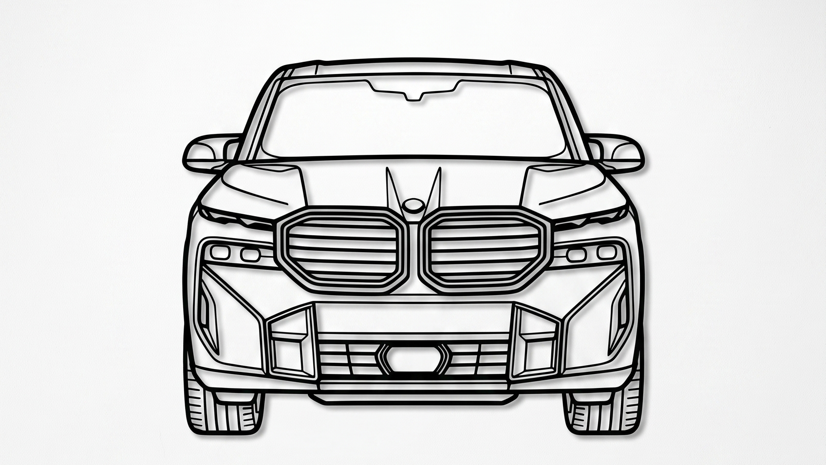 BMW XM G09 FRONT VIEW