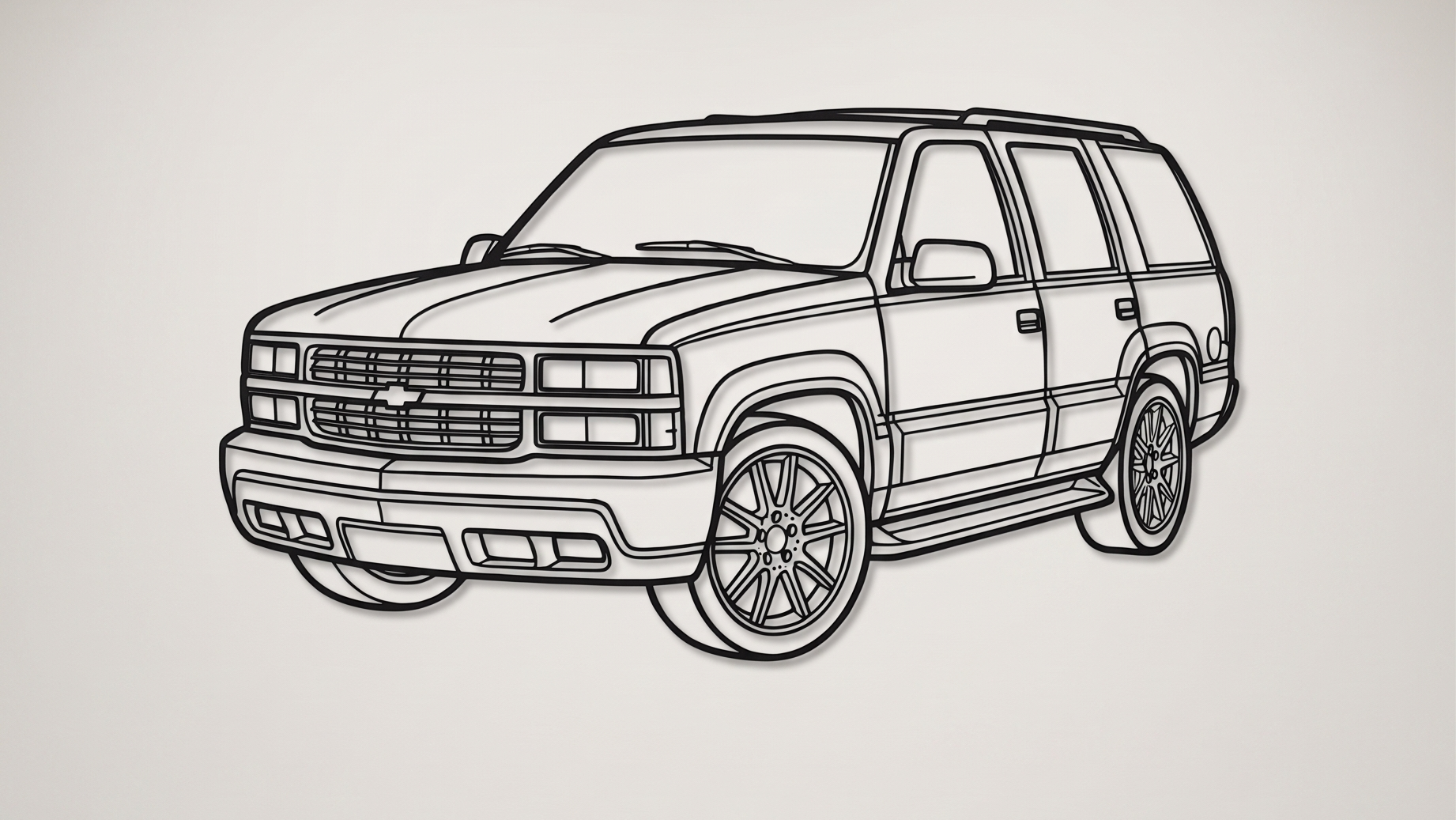 Cadillac Escalade GMT400 3BY4 VIEW
