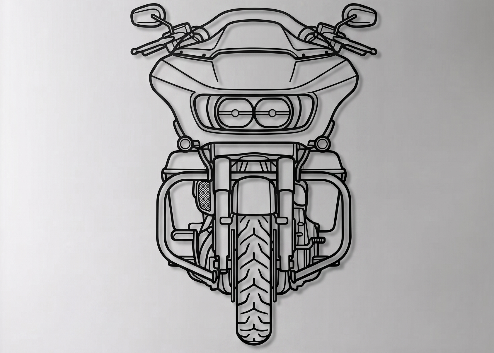 Road Glide —2015–2023  FRONT VIWE