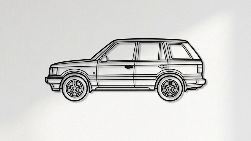 Range Rover P38A SIDE VIEW