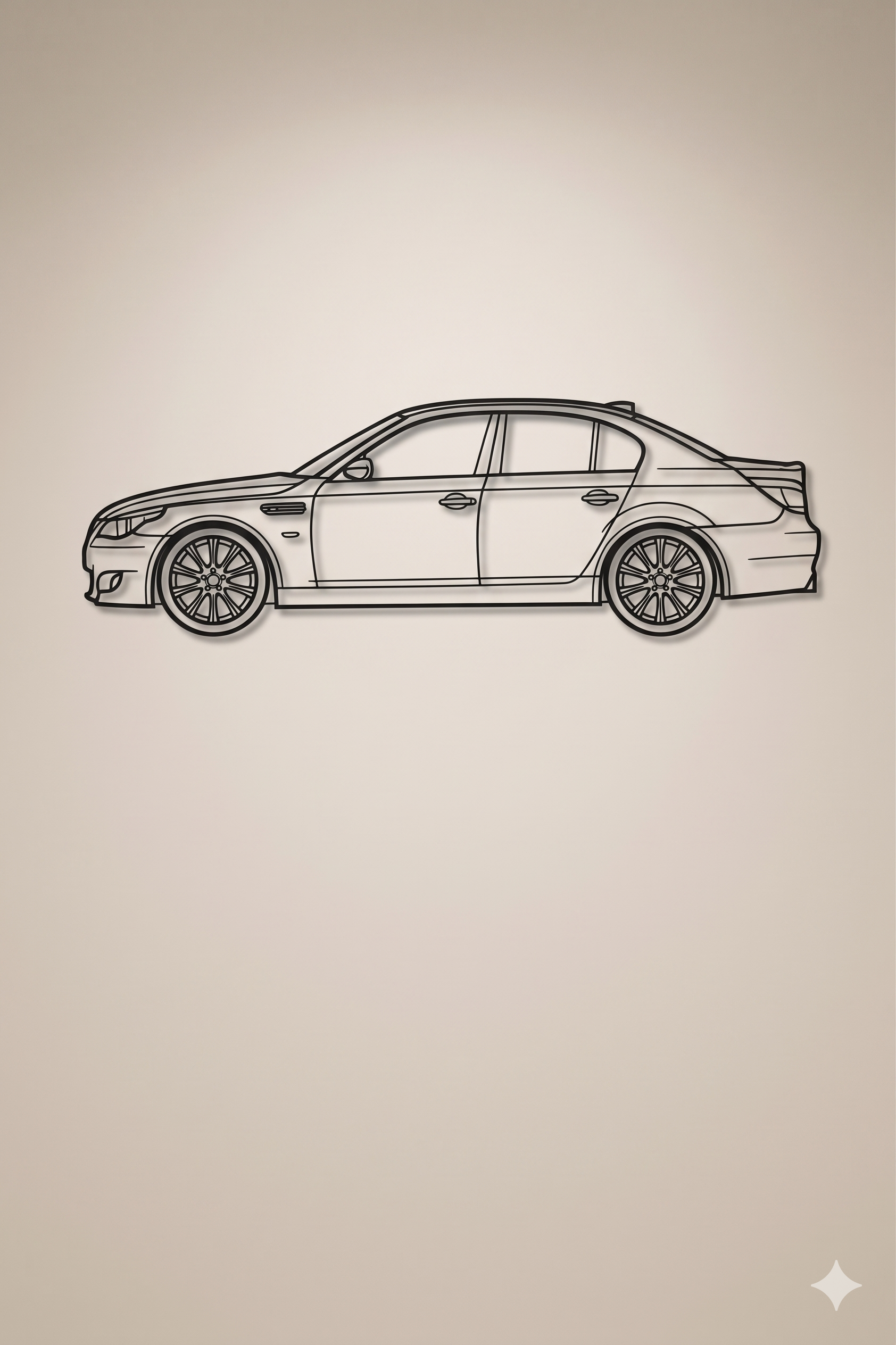 BMW M5 E60 SIDE VIEW