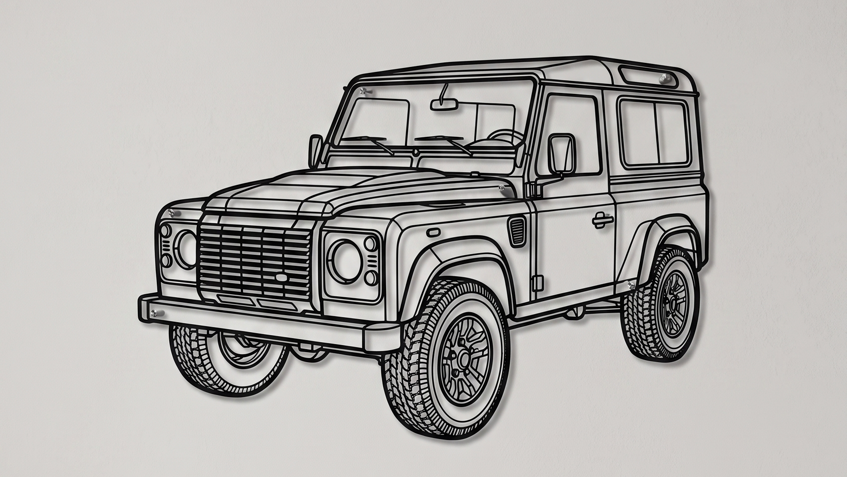 Land Rover Defender Ninety/One Ten 3/4 VIEW