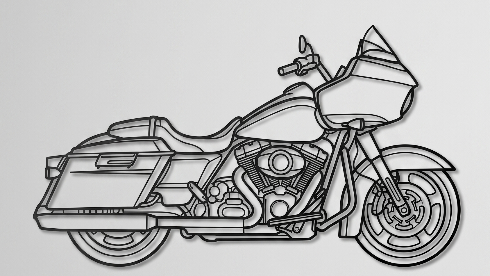 Road Glide — 1998–2013  SIDE VIEW
