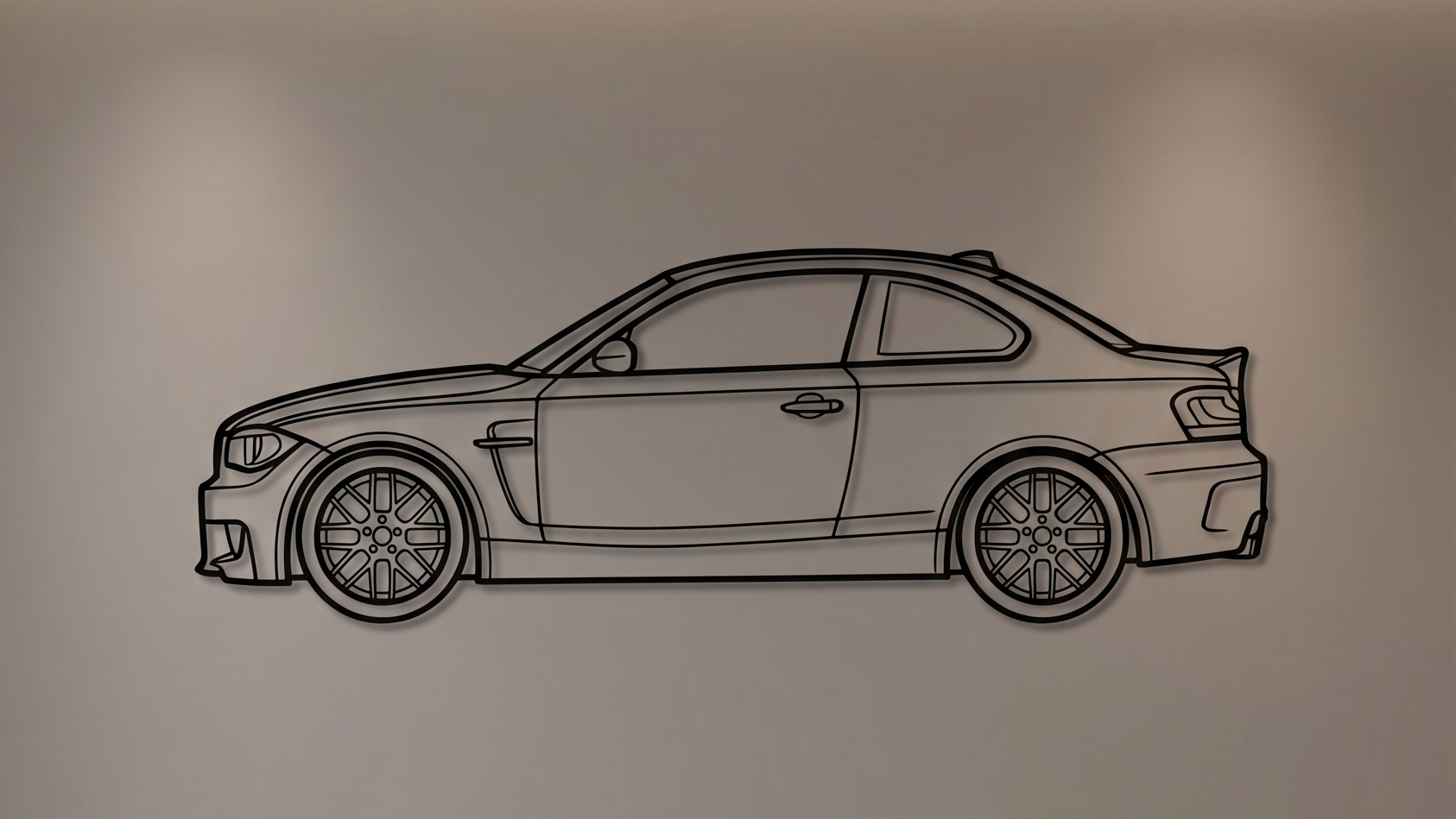 BMW 1 Series M Coupe E82 SIDE VIEW