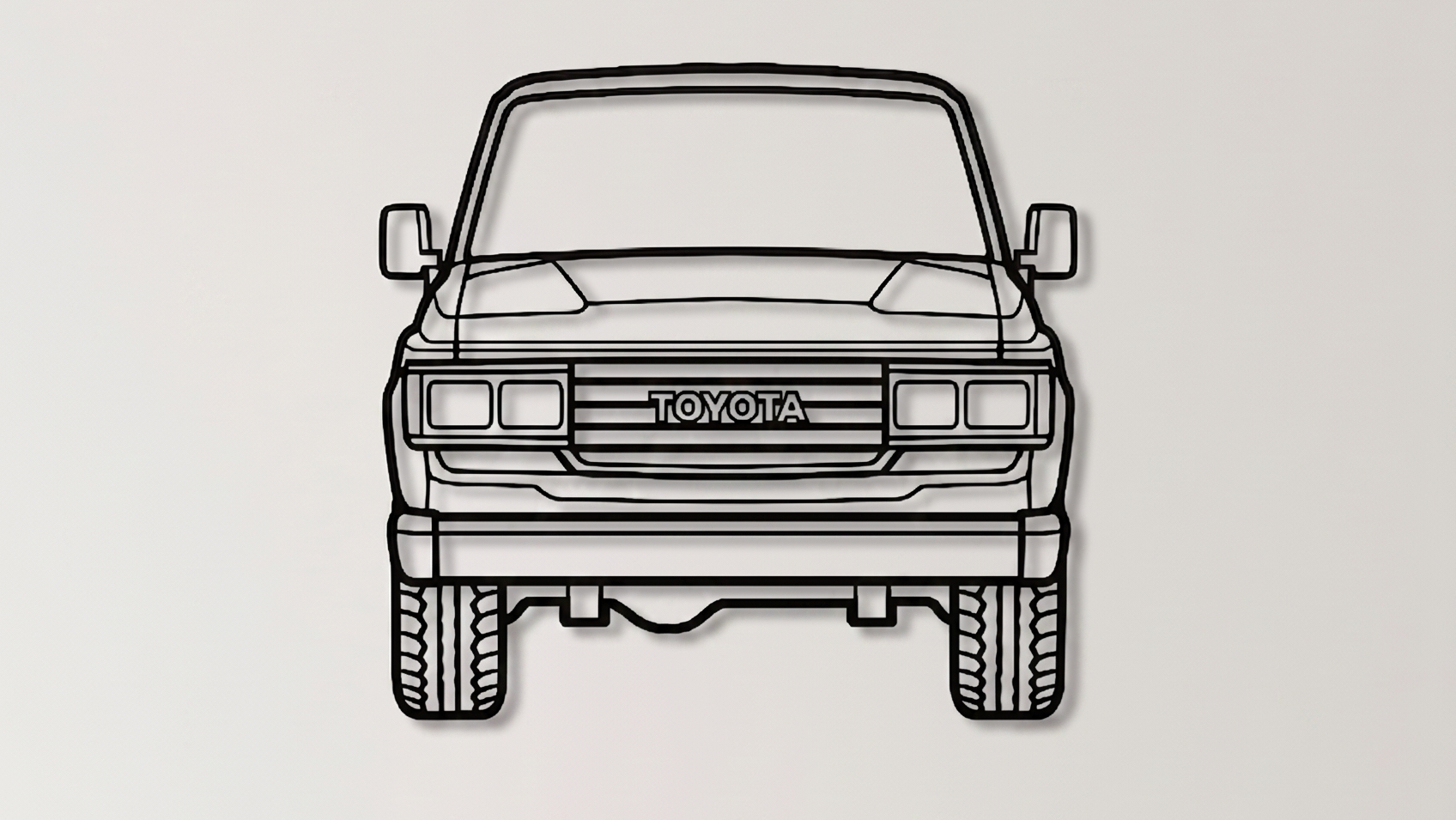 Toyota Land Cruiser J80 front view