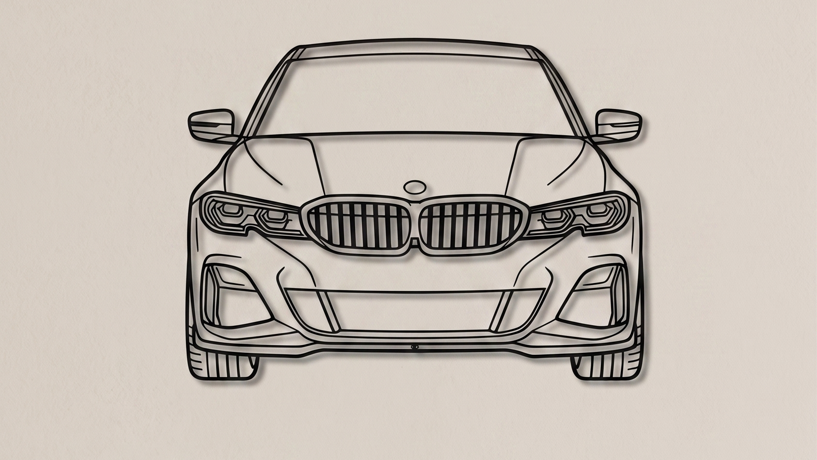 BMW M340i G20 FRONT VIEW