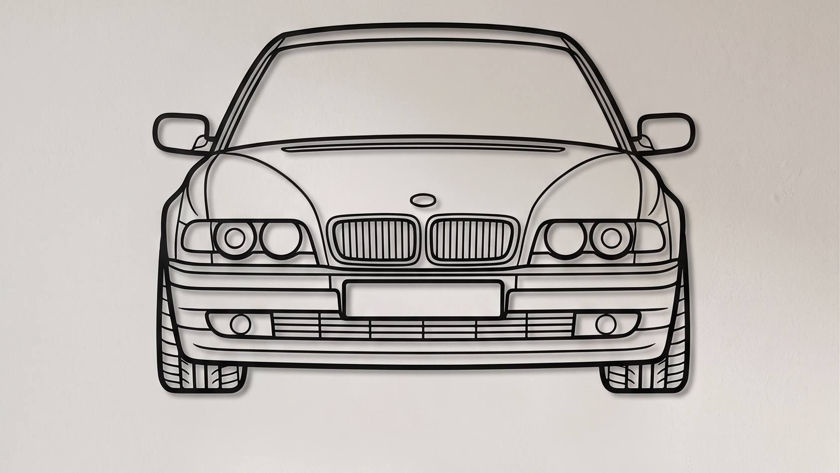 BMW 7 Series E38 FRONT VIEW
