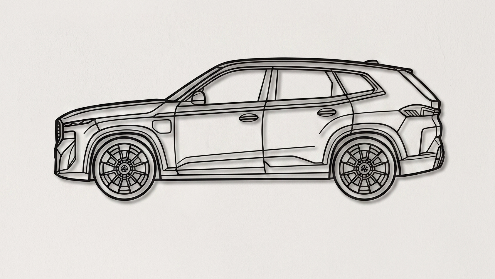 BMW XM G09 SIDE VIEW