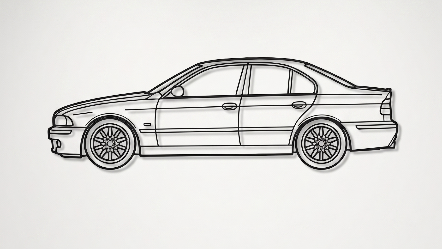 BMW M5 E39 SIDE VIEW