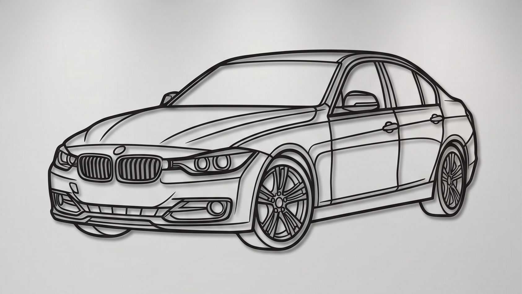 BMW 320i F30 3/4 VIEW