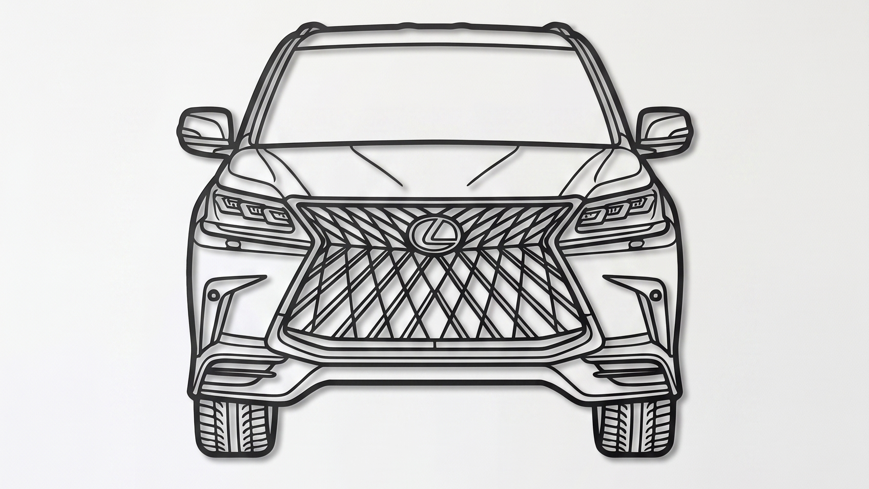 Lexus LX 570 J200 FRONT VIEW