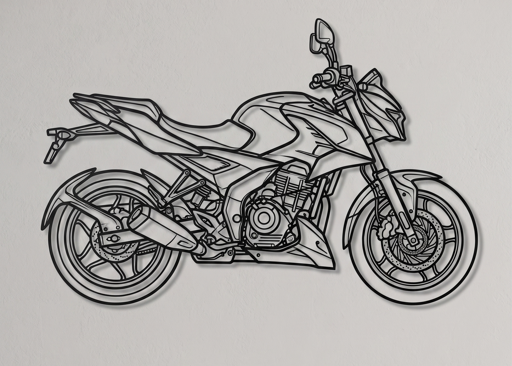 Pulsar N250  SIDE VIEW