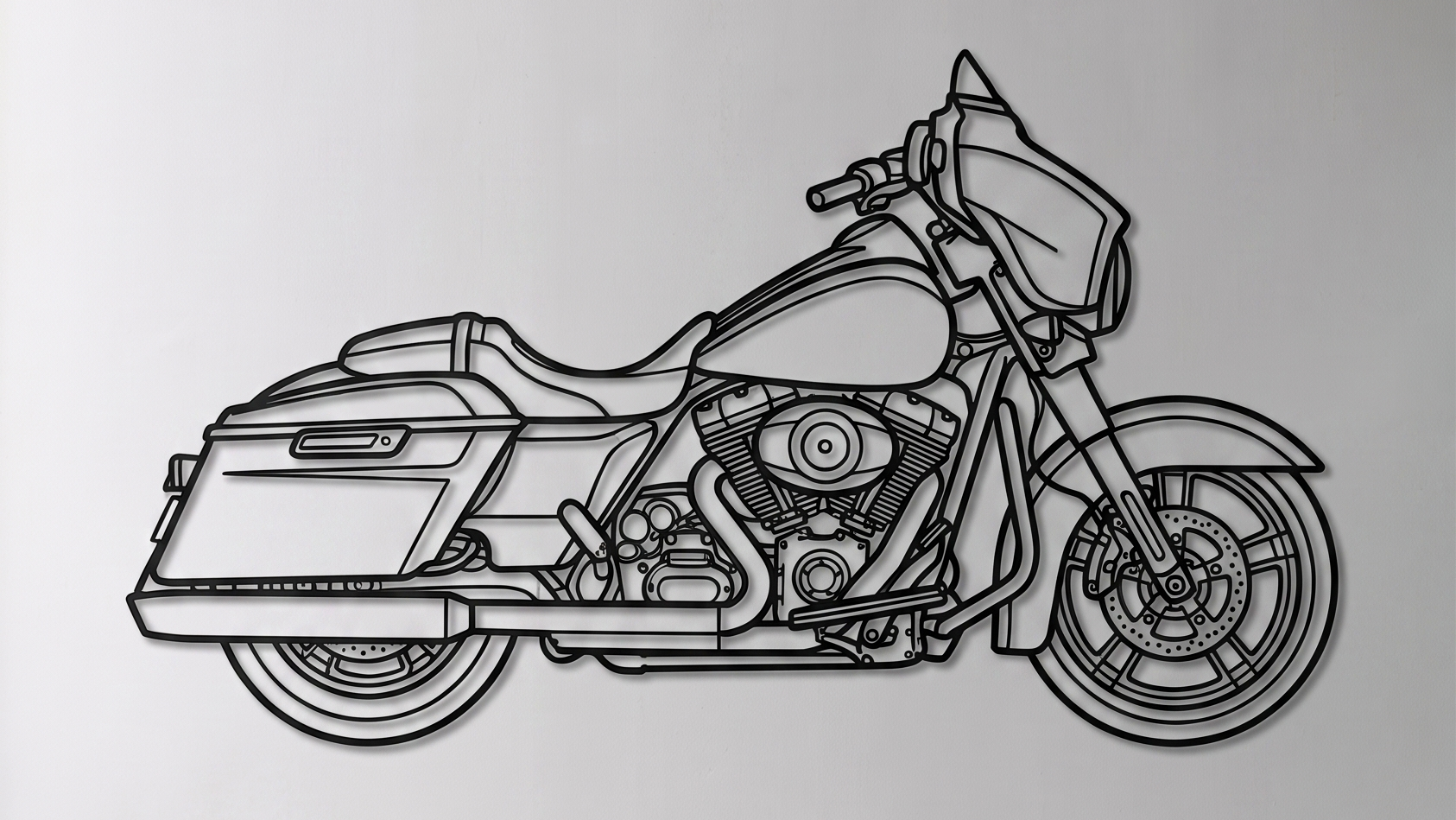 Street Glide — 2006–2013 SIDE VIEW