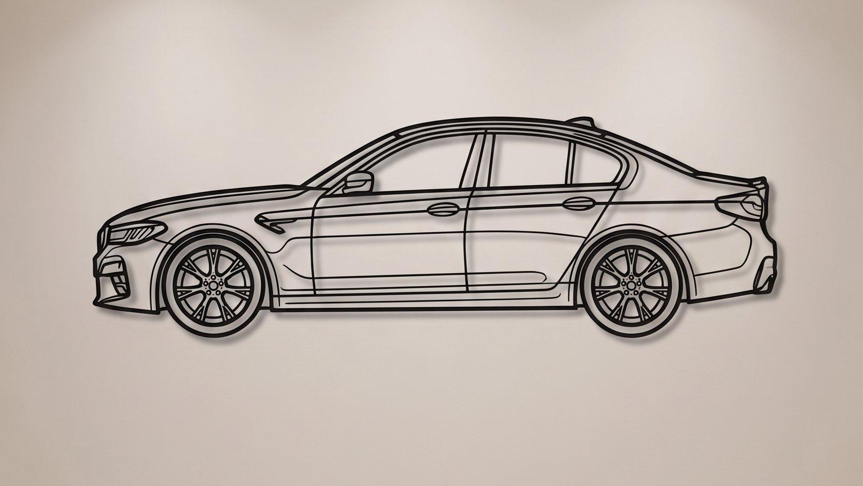BMW M5 F90 SIDE VIEW