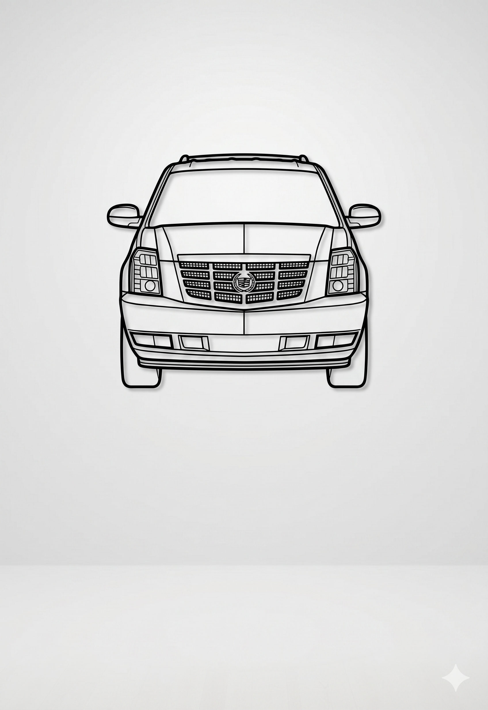 Cadillac Escalade GMT900 FRONT VIEW