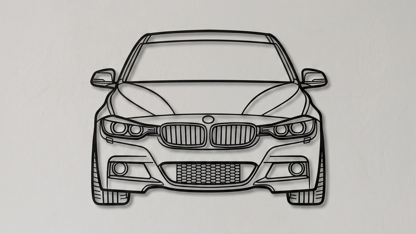 BMW 320i F30 FRONT VIEW