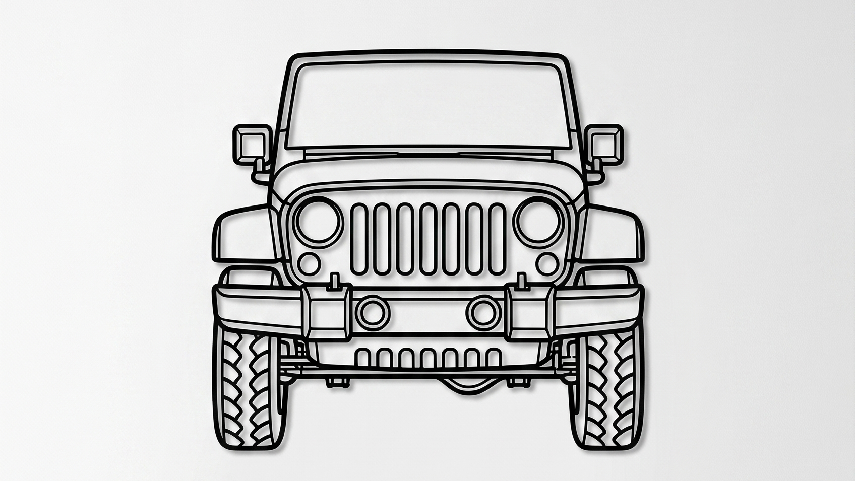 Jeep Wrangler JK FRONT VIEW