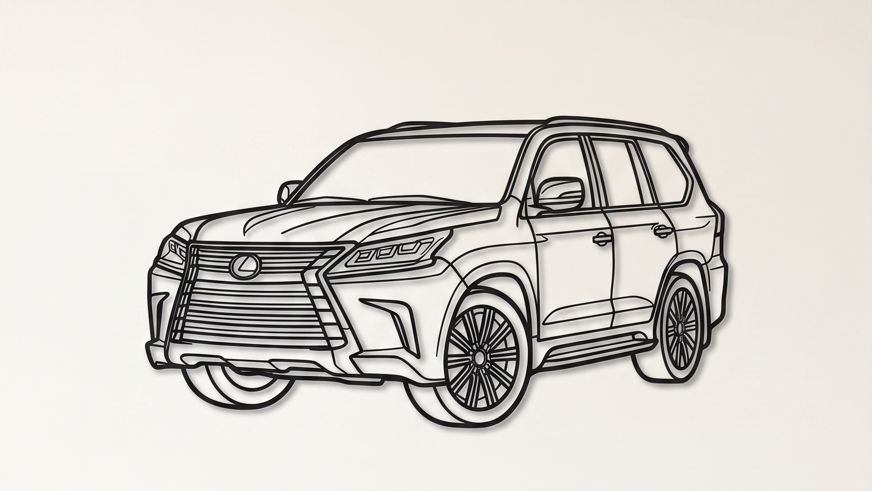 Lexus LX 570 J200 3/4 VIEW