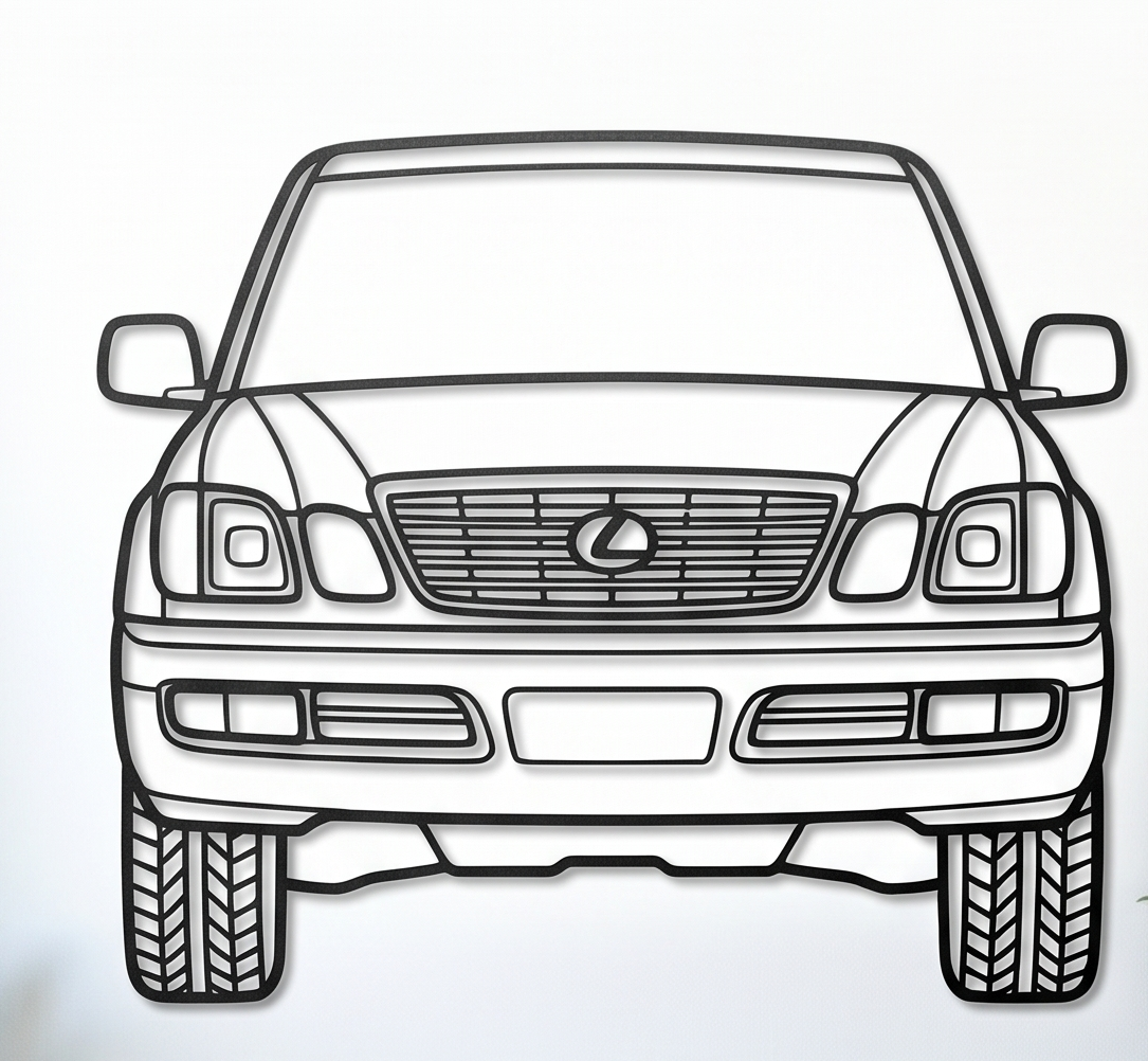 Lexus LX 470 J100 FRONT  VIEW