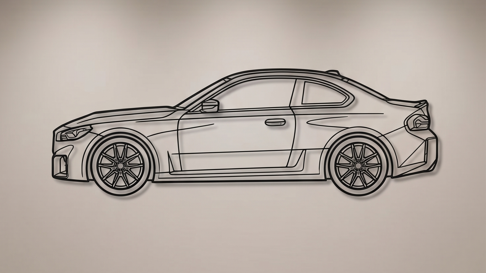 BMW M2 G87 SIDE VIEW