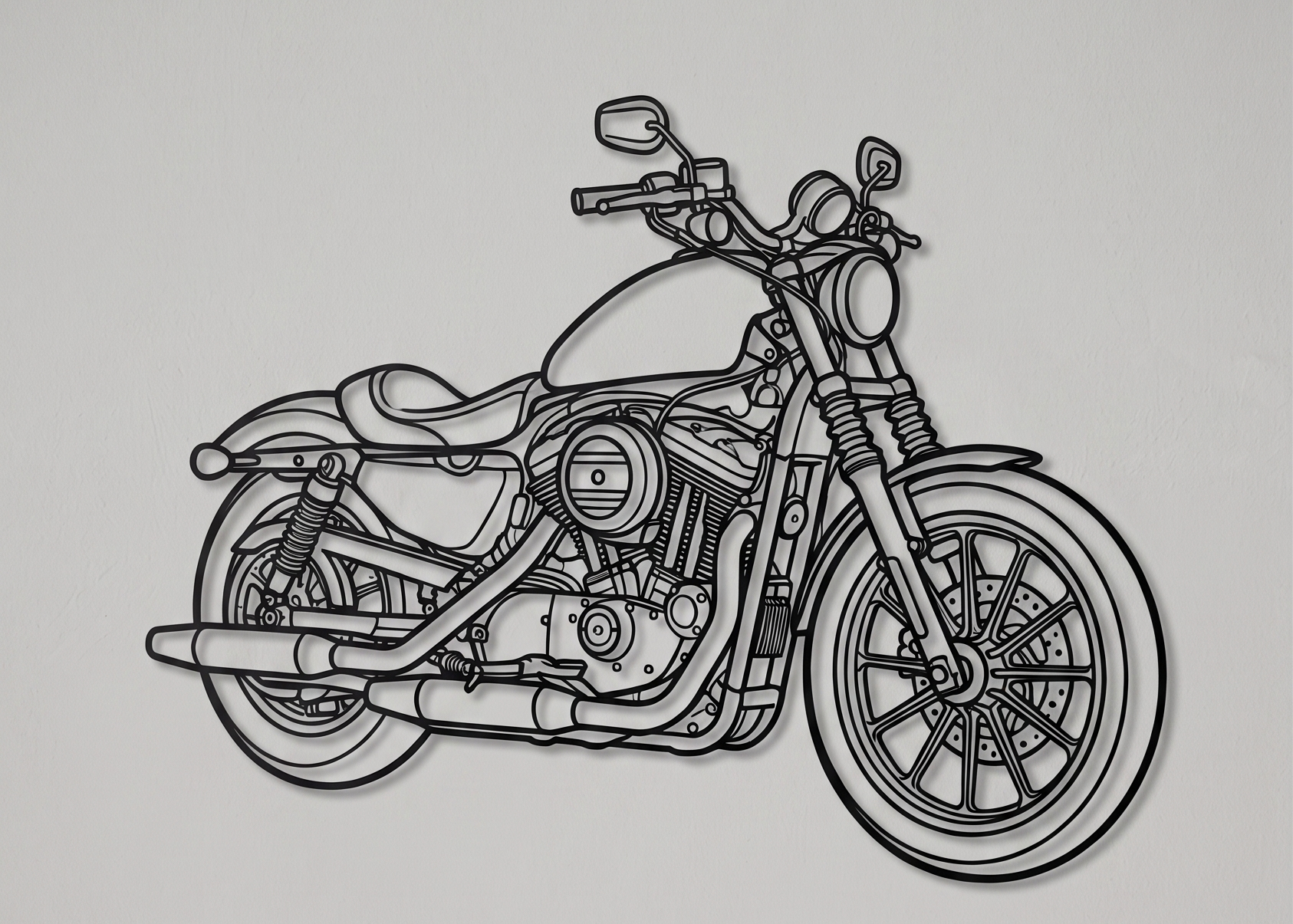 Sportster (Iron 883, Forty-Eight, etc.) 3/4 VIEW