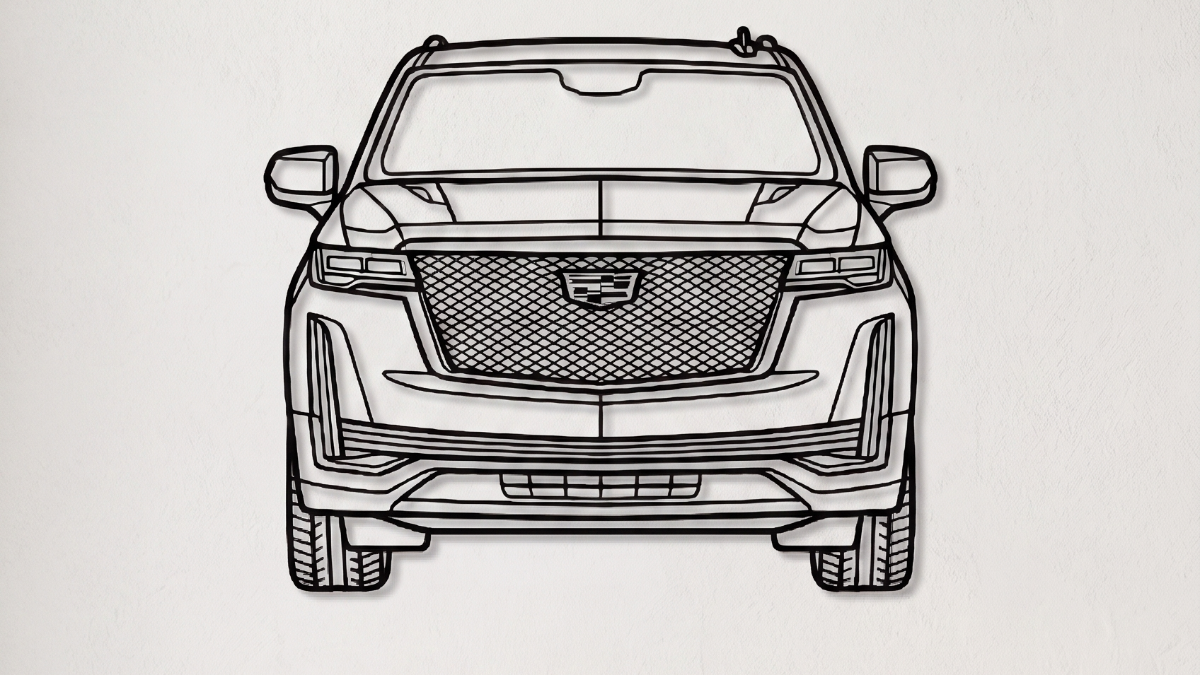 Cadillac Escalade GMT1YC FRONT VIEW