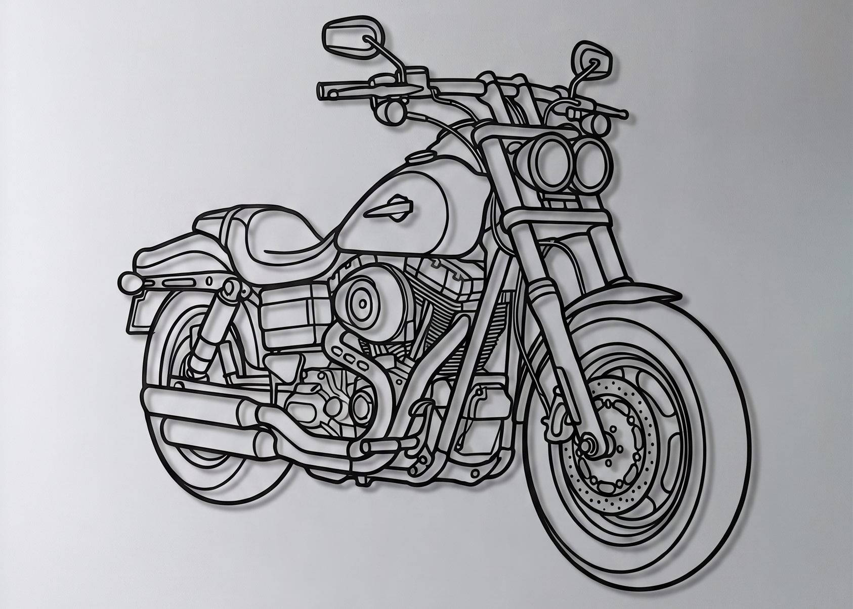 Fat Bob — 2008–2017  3/4 VIEW