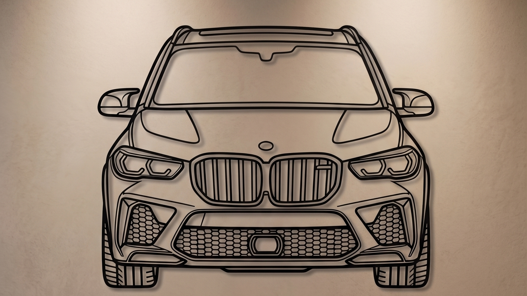 BMW X5 M F95 FRONT VIEW