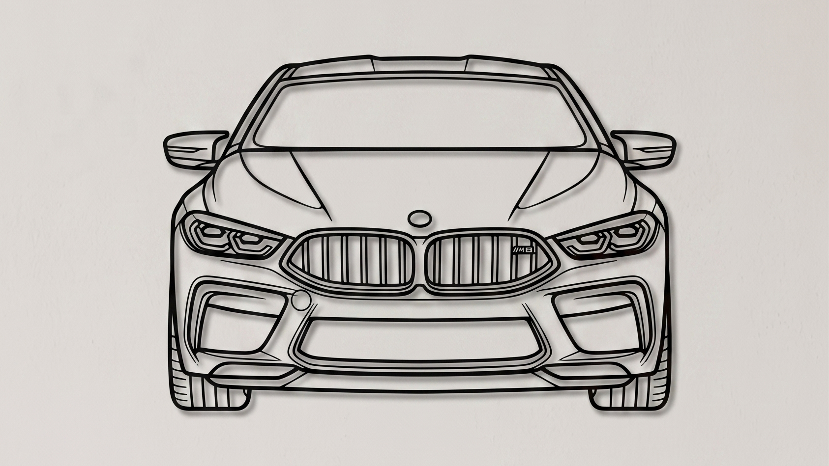 BMW M8 Competition F92 FRONT VIEW