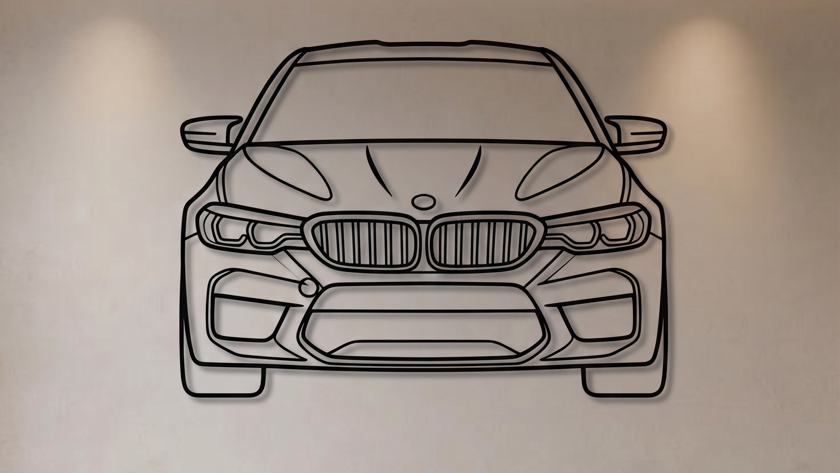BMW M5 F90 FRONT VIEW