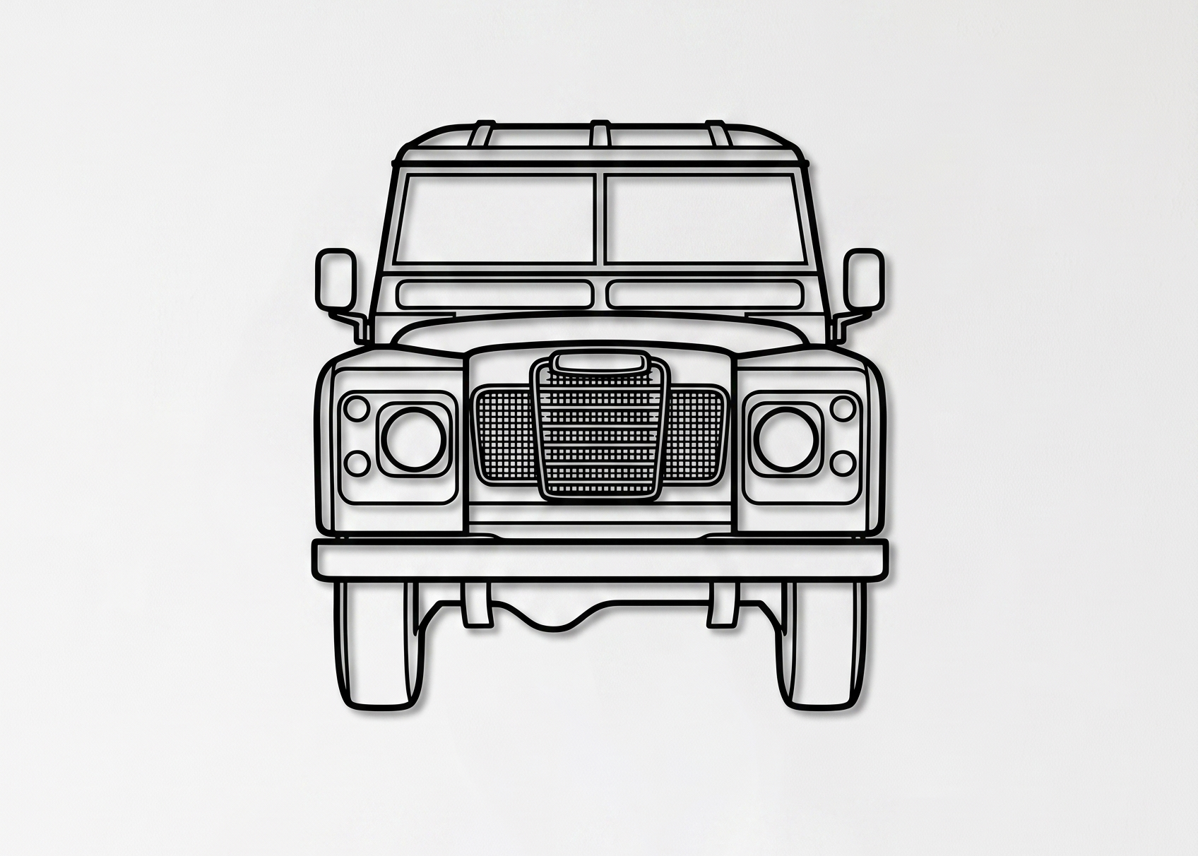 Land Rover Series II FRONT VIEW