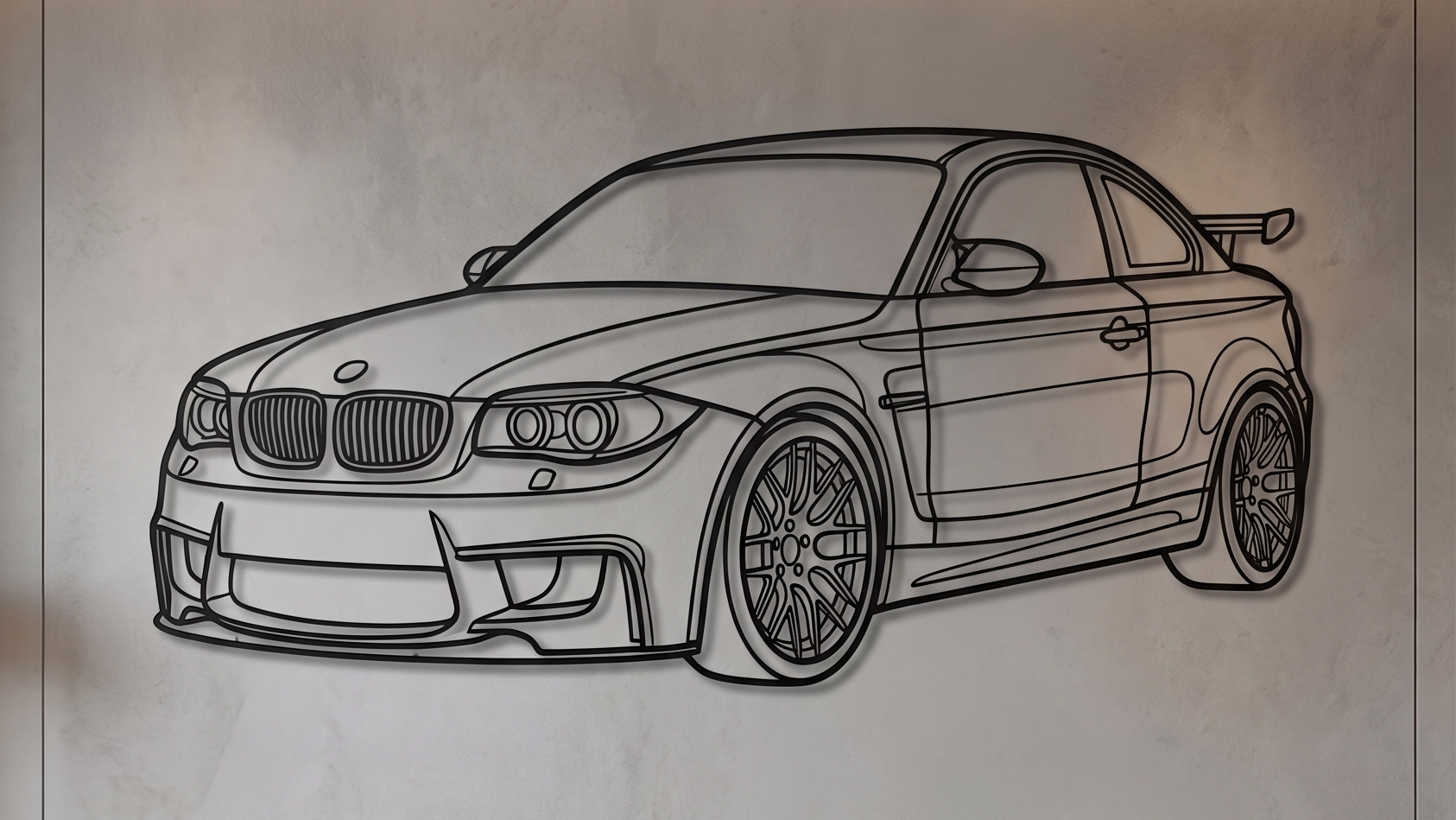 BMW 1 Series M Coupe E82 3/4 VIEW