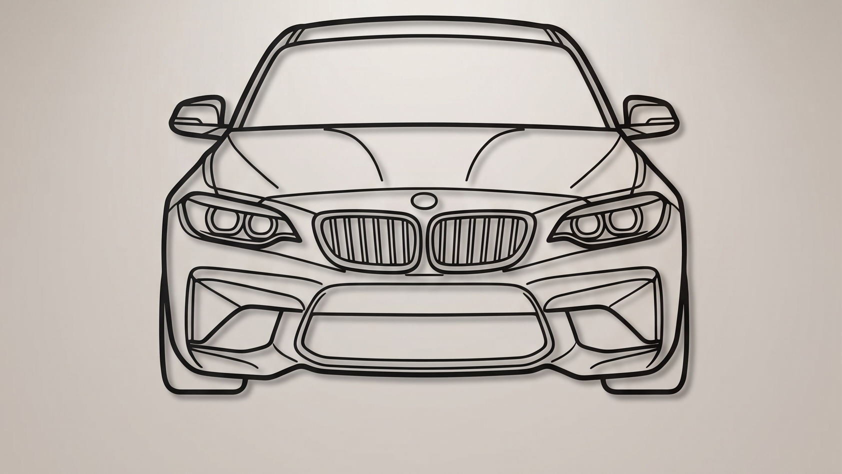 BMW M2 F87 FRONT VIEW