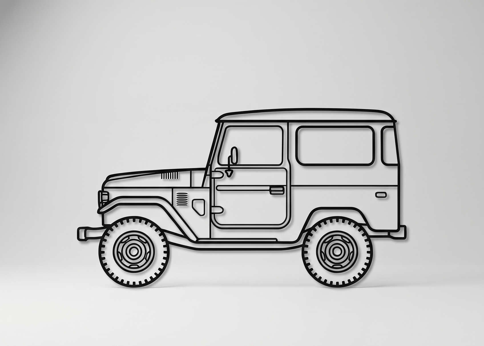 Toyota Land Cruiser J40 SIDE VIEW