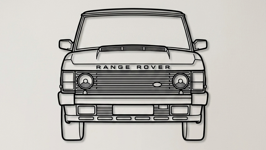 RANGE ROVER CLASSIC FRONT VIEW