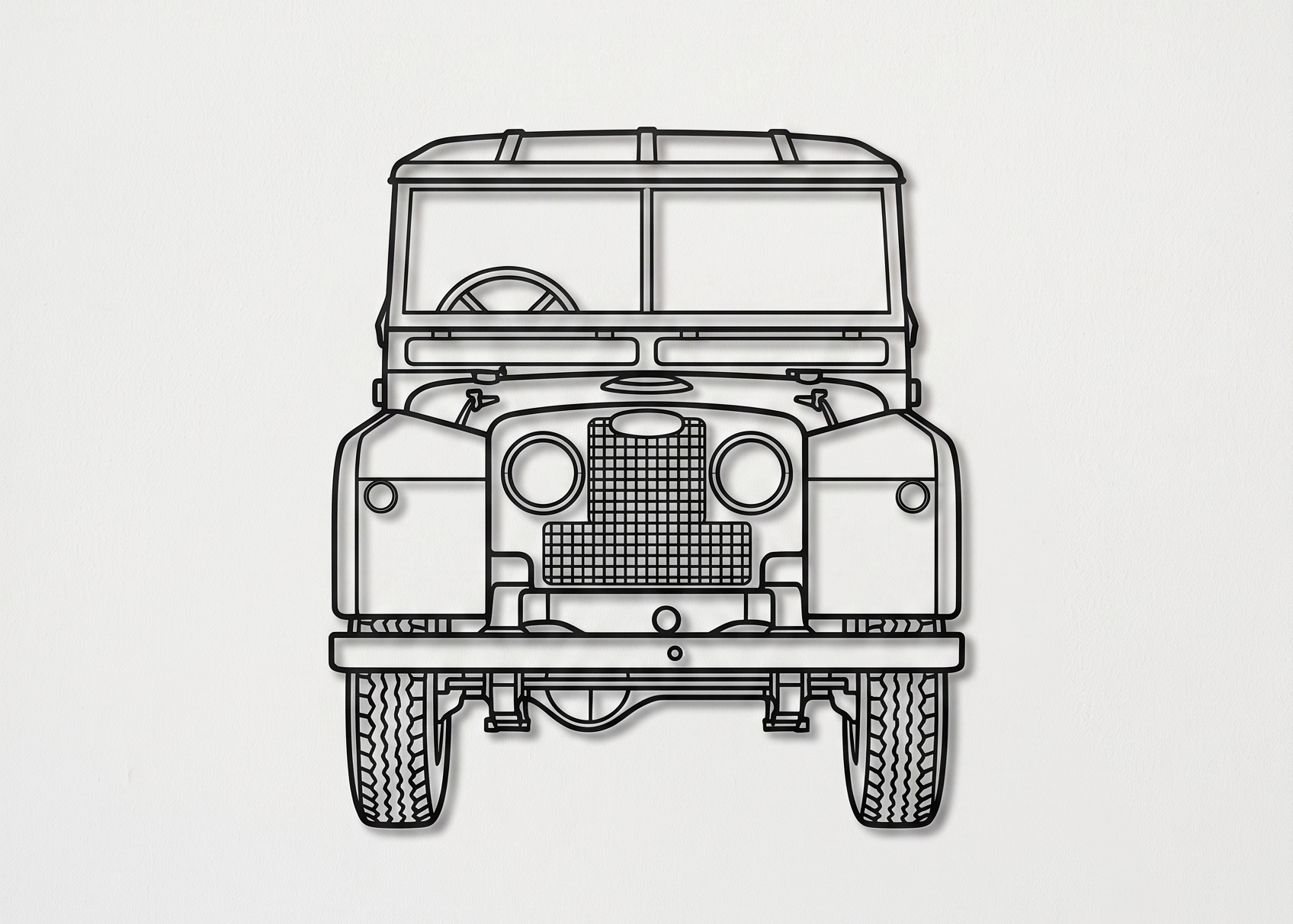 Land Rover Series I FRONT VIEW