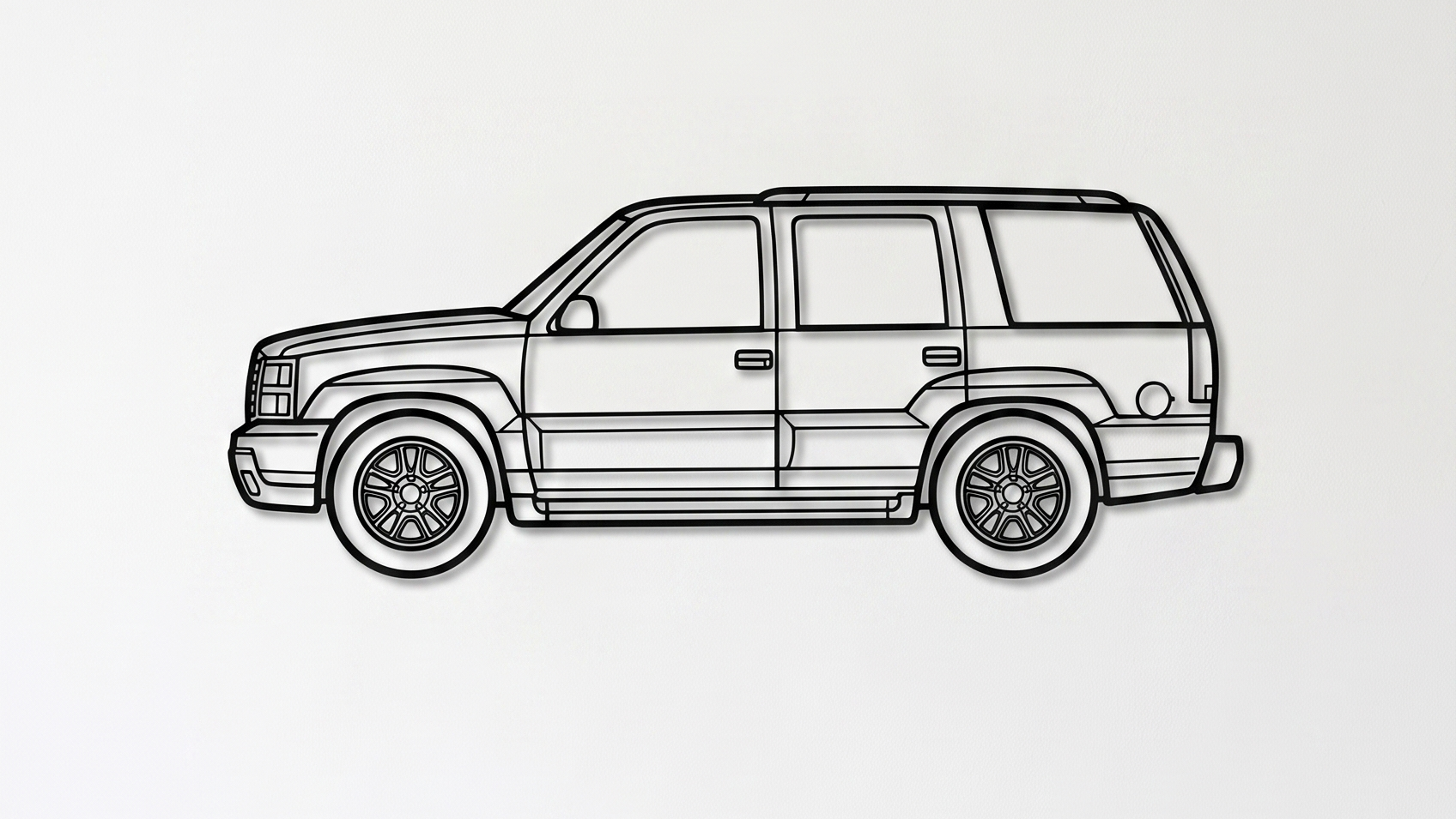 Cadillac Escalade GMT400 SIDE VIEW