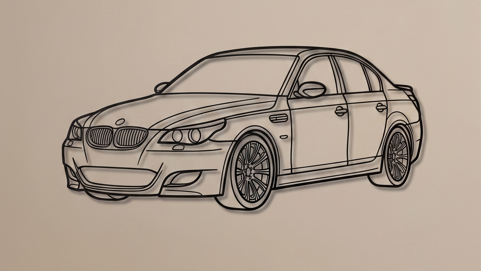 BMW M5 E60 3BY4 VIEW