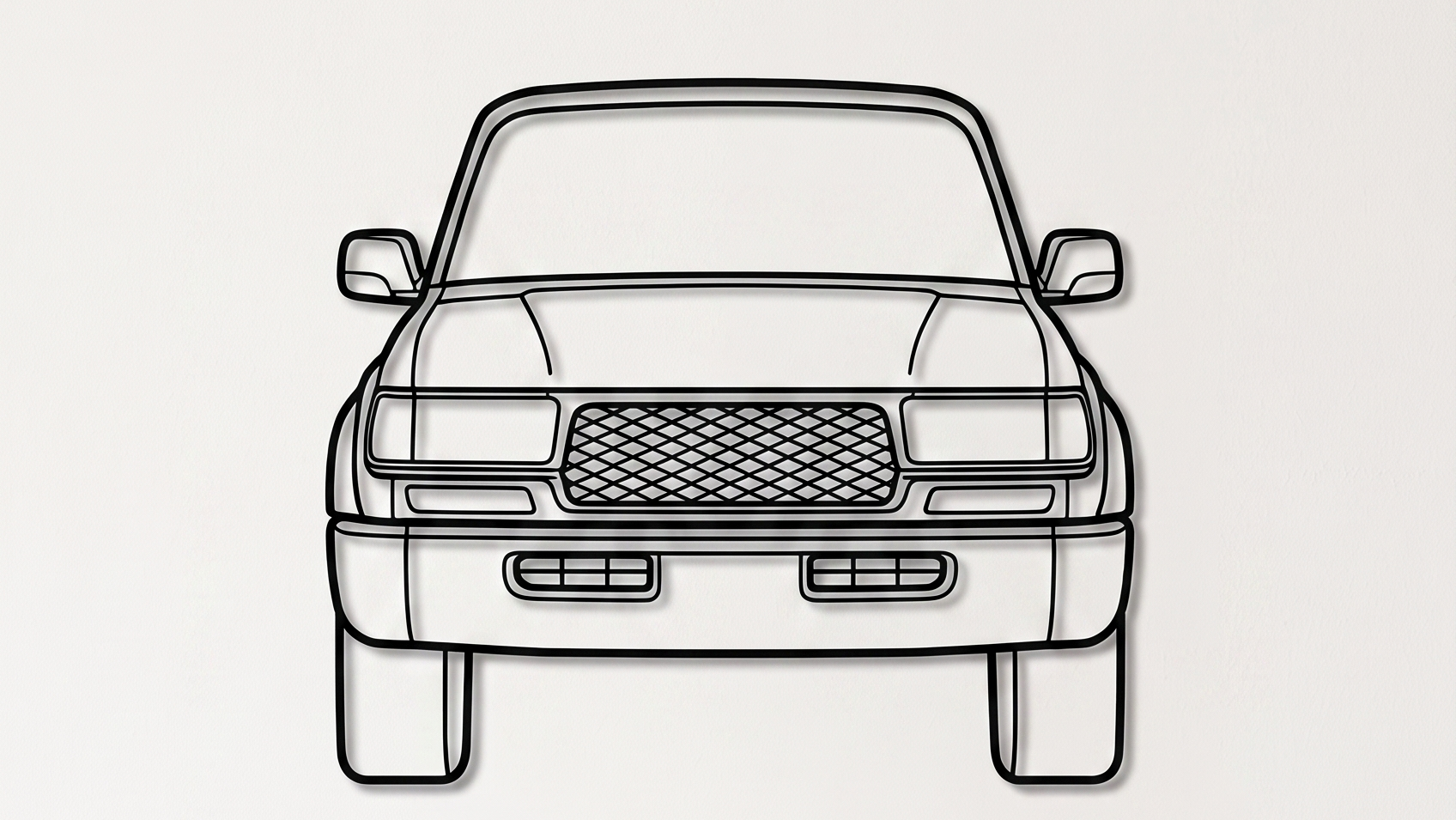 Lexus LX 450 J80 FRONT VIEW