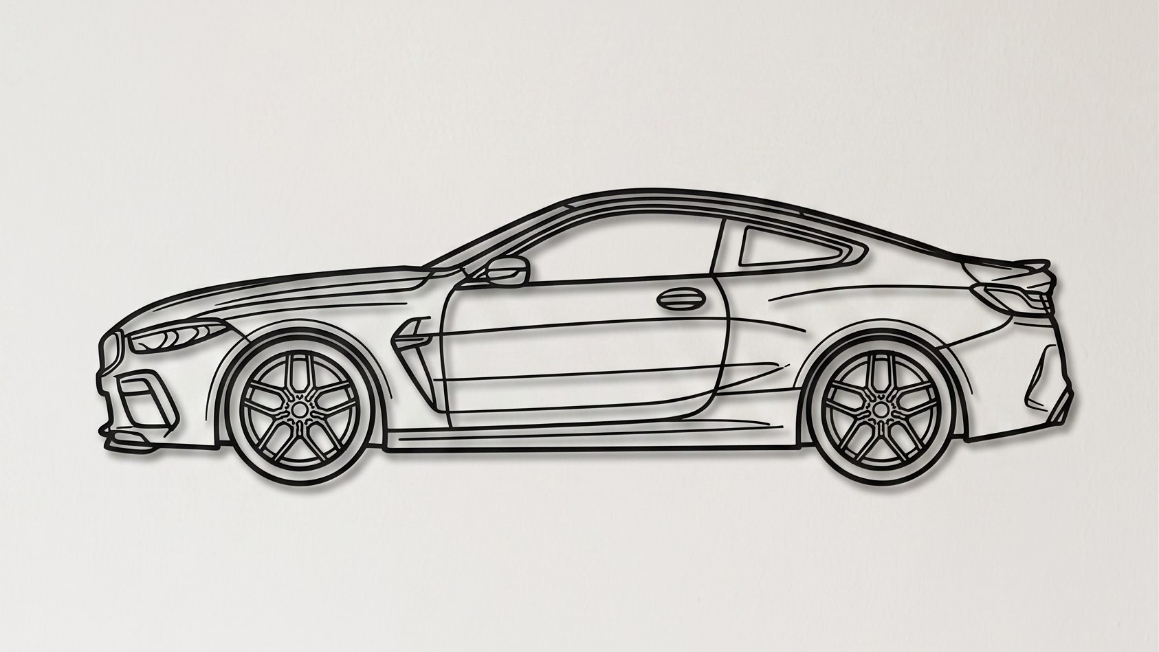 BMW M8 Competition F92 SIDE VIEW