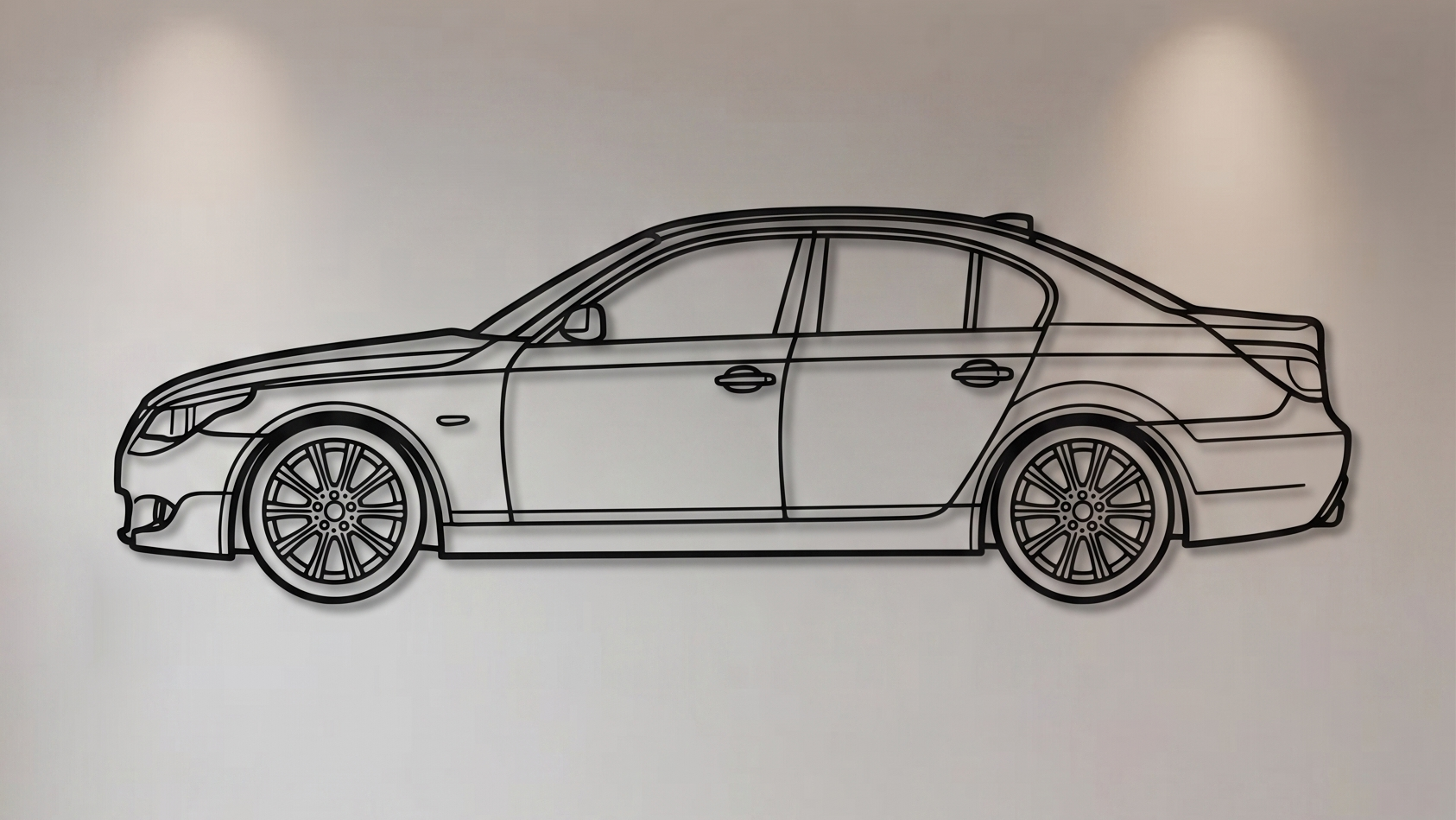 BMW 5 Series E60 SIDE VIEW
