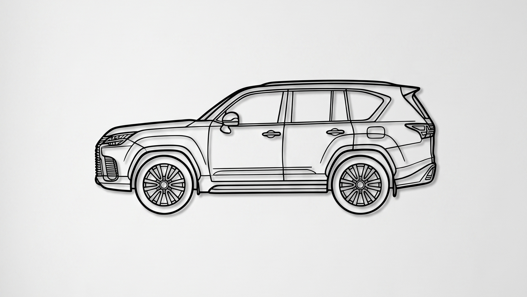Lexus LX 600 J31side  VIEW