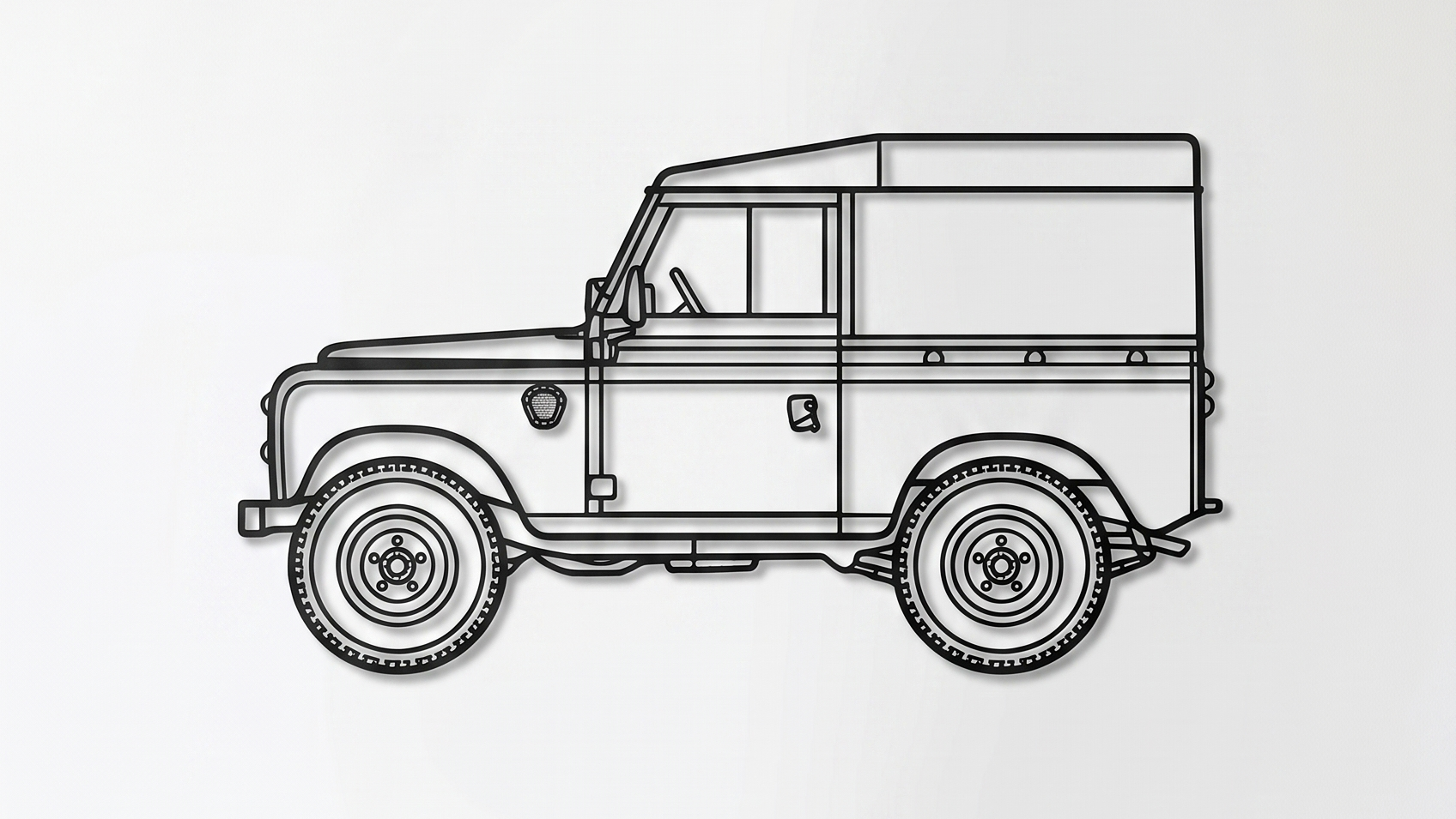 Land Rover Series III SIDE VIEW