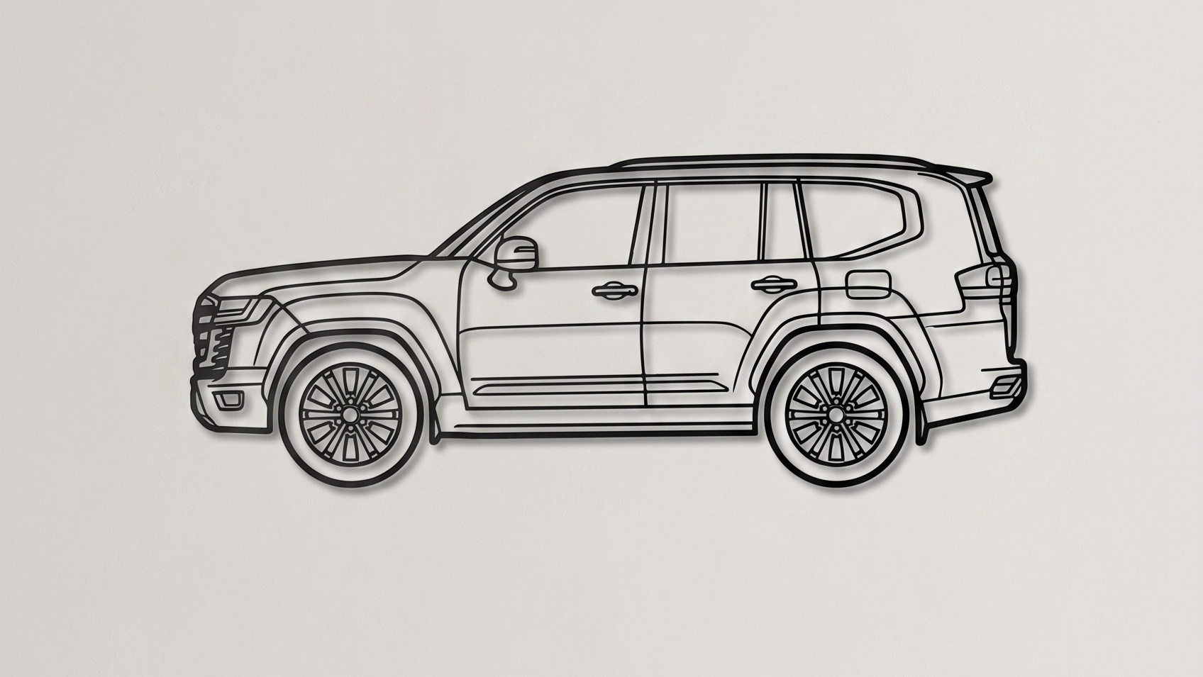 Toyota Land Cruiser J300 side VIEW