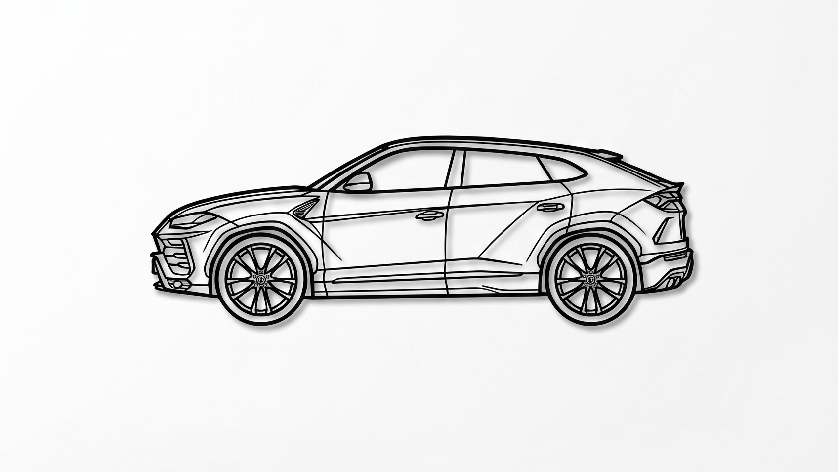 Lamborghini Urus SIDE VIEW