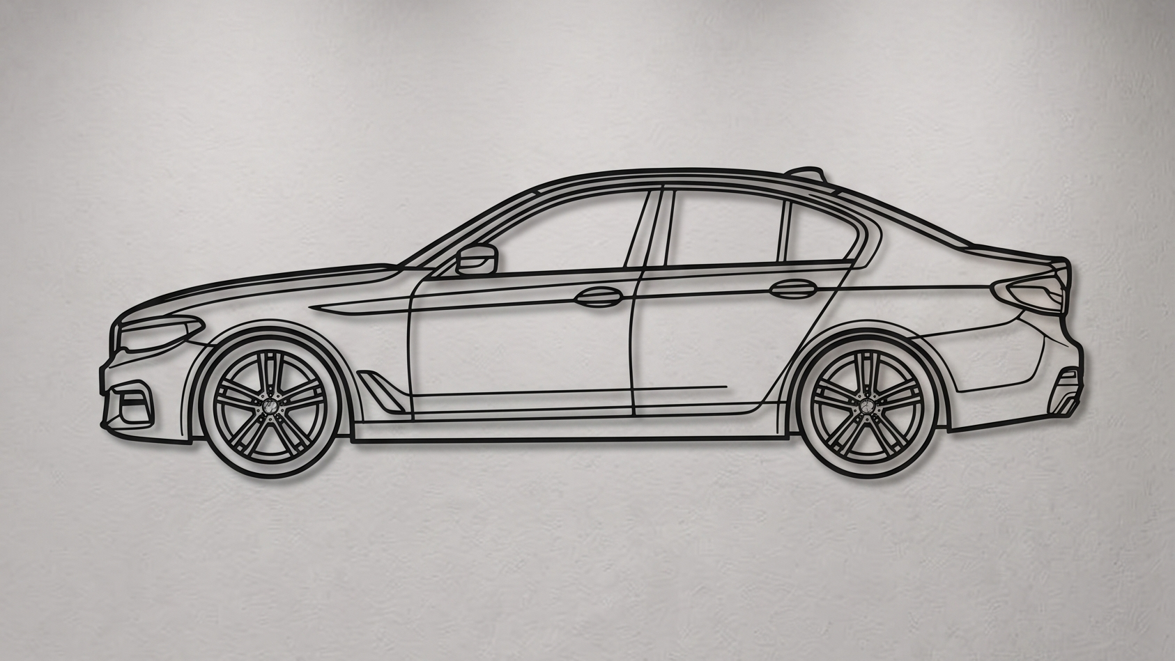 BMW 5 Series G30 SIDE VIEW